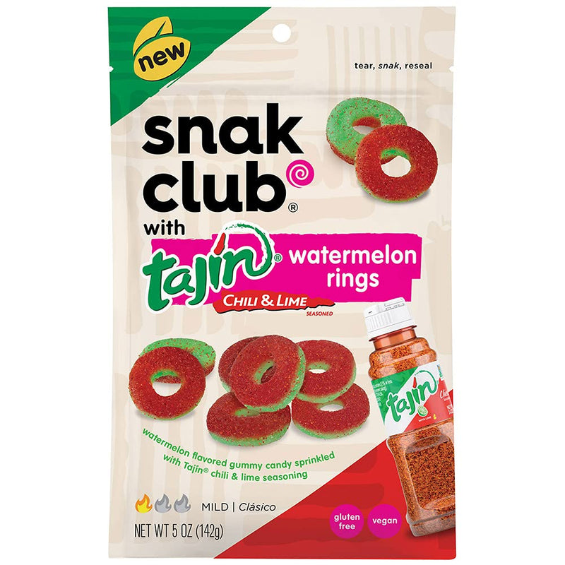 Snak Club Tajin Watermelon Rings 5 oz