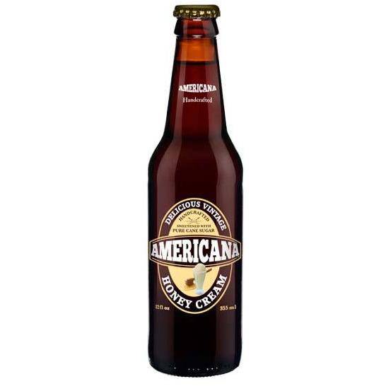 Americana Honey Cream Soda 12 oz - Cow Crack