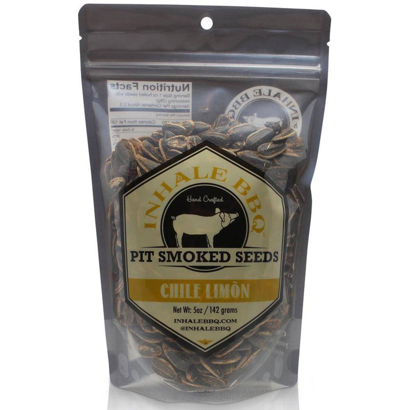 Inhale BBQ Chile Limon Sunflower Seeds 5 OZ - Cow Crack