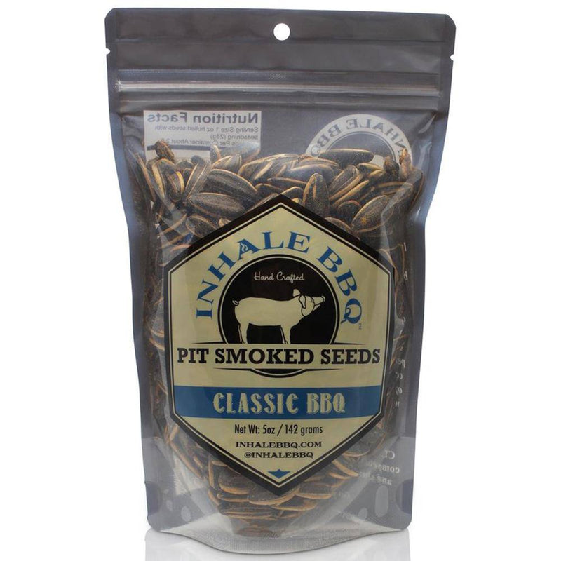 Inhale BBQ Classic BBQ Sunflower Seeds 5 OZ - Cow Crack