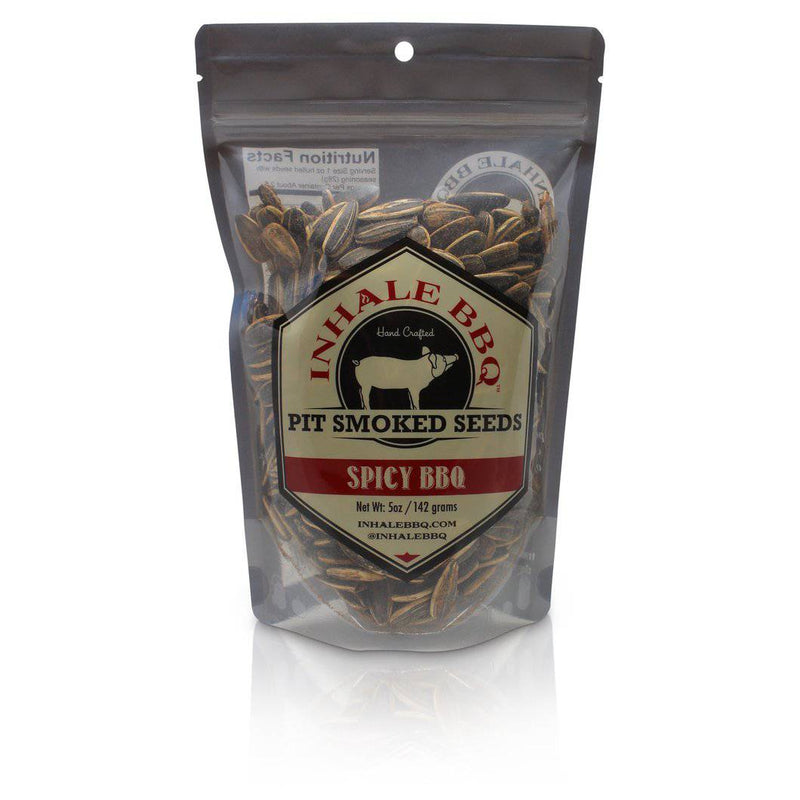 Inhale BBQ Spicy BBQ Sunflower Seeds 5 OZ - Cow Crack