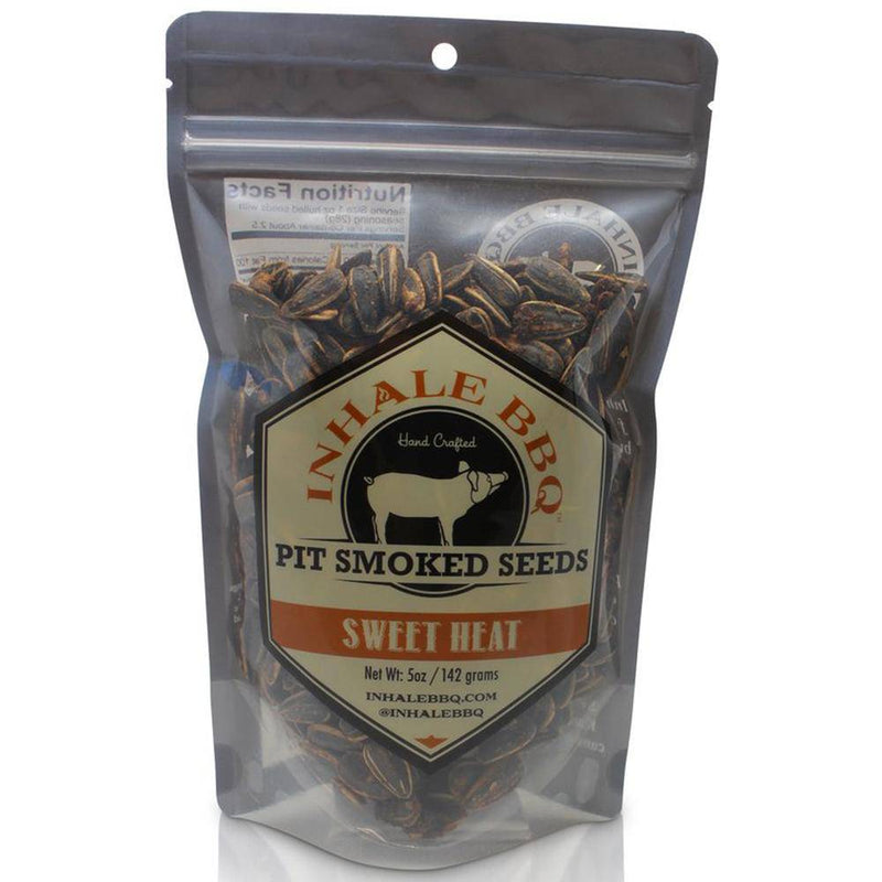 Inhale BBQ Sweet Heat Sunflower Seeds 5 OZ - Cow Crack