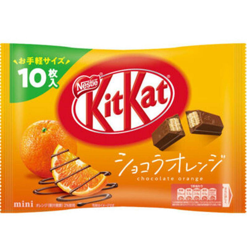 Kit Kat Chocolate Orange Mini 10 Count - Cow Crack