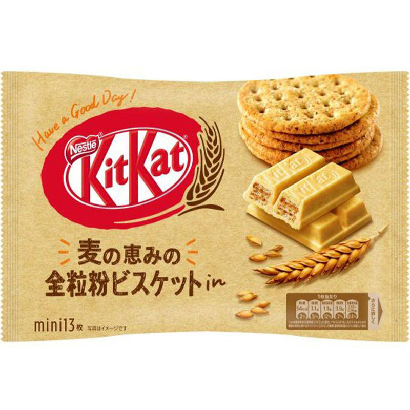 Kit Kat Whole Grain Biscuits Mini 13 Count - Cow Crack