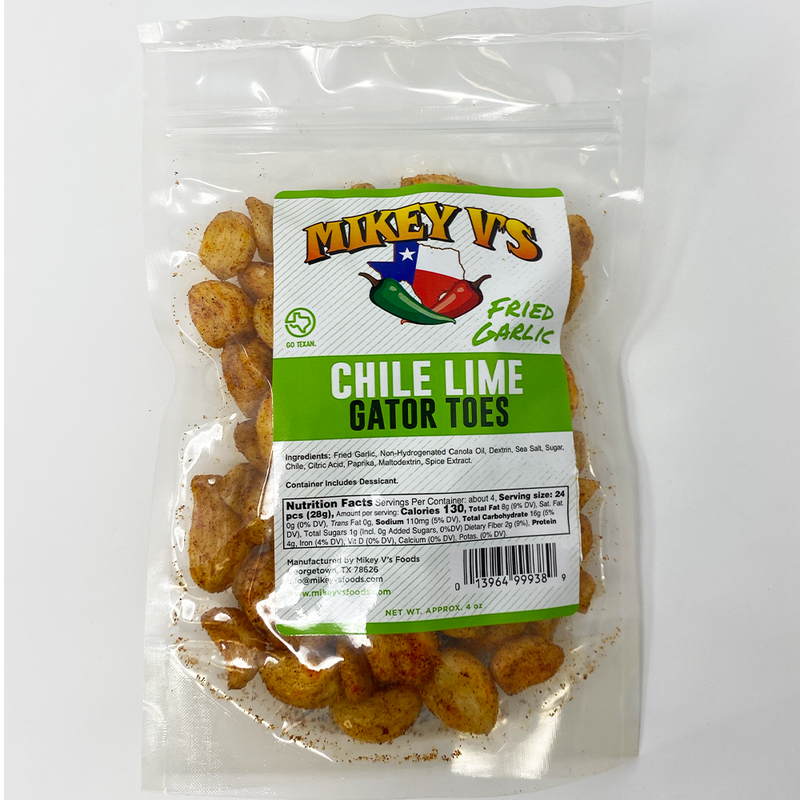 Mikey V's Gator Toes Chile Lime 4 oz - Cow Crack