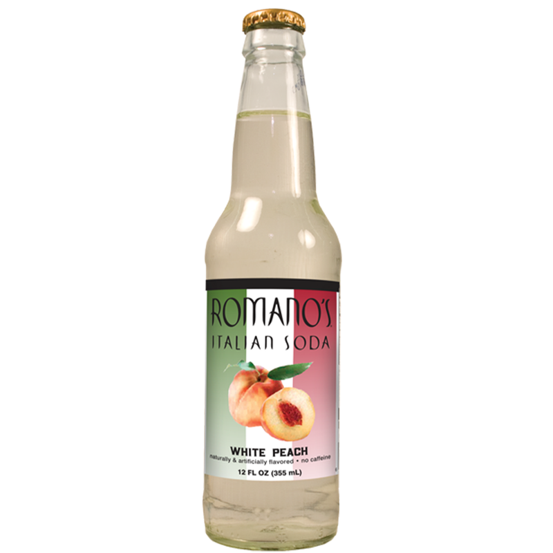 Romano's White Peach 12 oz - Cow Crack