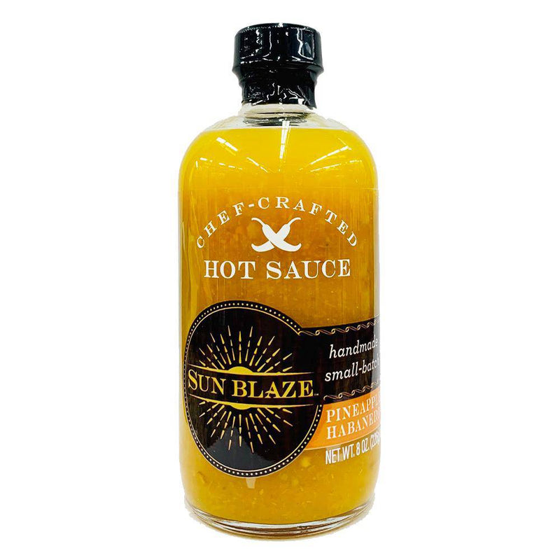 Sun Blaze Pineapple Habanero Hot Sauce 8 OZ - Cow Crack