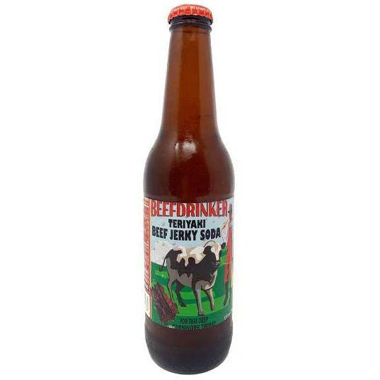 Beefdrinker Teriyaki Beef Jerky Soda - Cow Crack