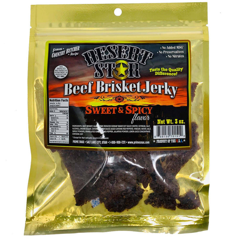 Desert Star Beef Brisket Sweet & Spicy - Cow Crack