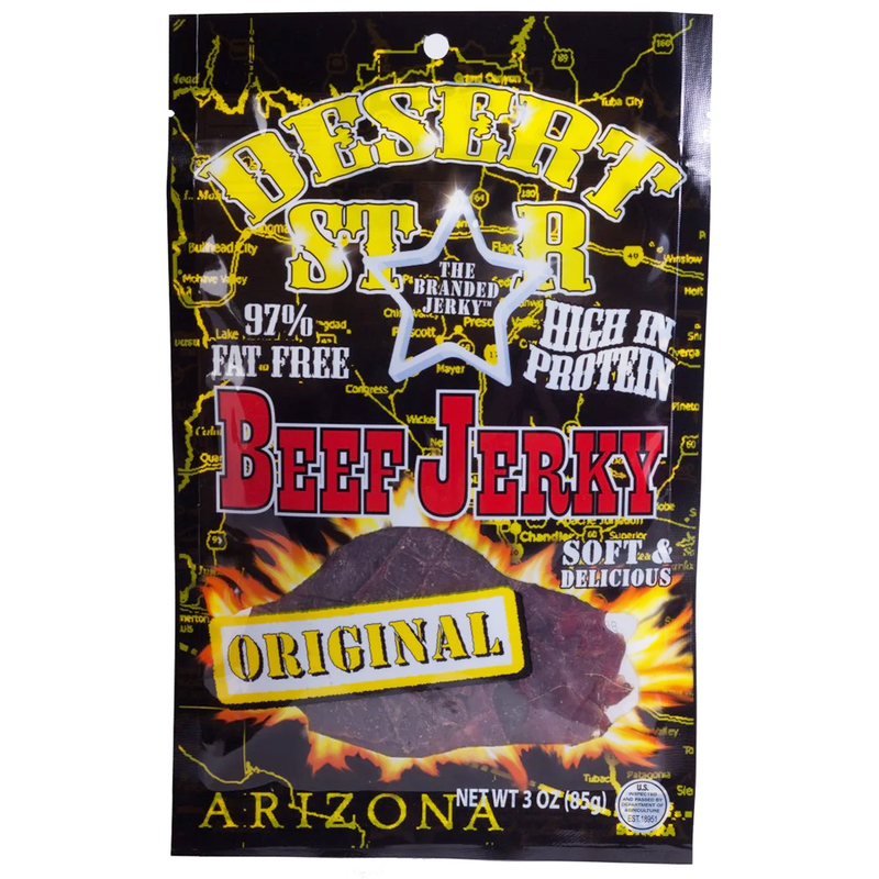 Desert Star Original Beef Jerky 3 OZ