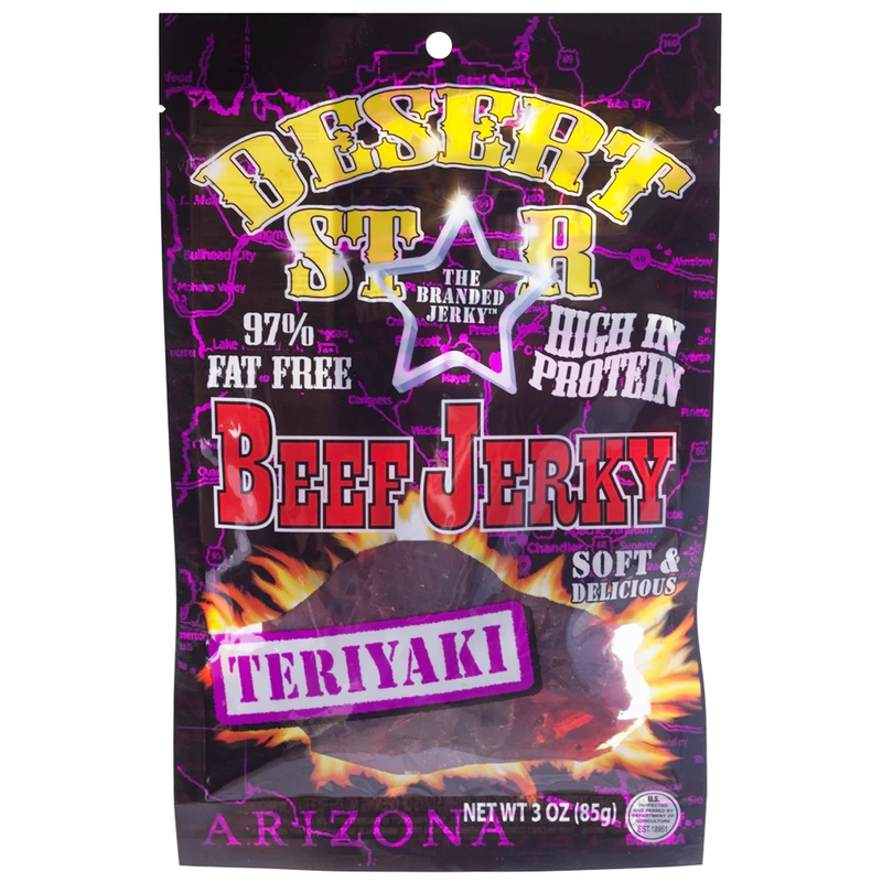 Desert Star Teriyaki Beef Jerky 3 OZ