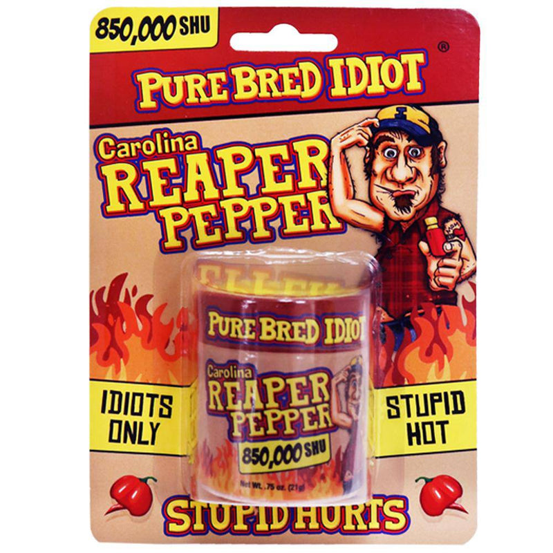 Pure Bred Idiot Ground Carolina Reaper Pepper 850,000 SHU - Cow Crack